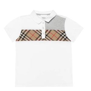 Vintage Check cotton polo shirt